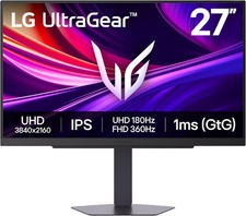 LG 27G810A-B 27-inch Ultragear 4K UHD 3840 x 2160 IPS Gaming Monitor 2484L Y