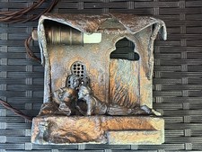 Antike Wiener Bronze Stil Lampe Orientalisch AUSTRIA Guss um 1920, NEU verkabelt