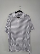 Large Peter Millar Men's Striped Golf Polo