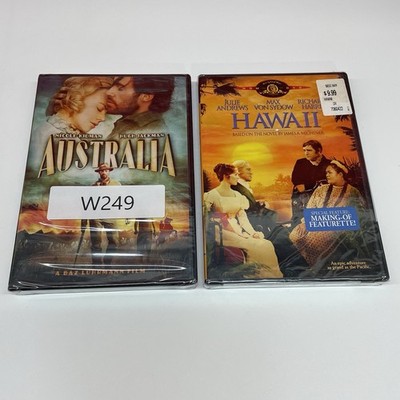 Epic Romance & Adventure DVD Bundle   Australia 2008 + Hawaii 1966 New Sealed