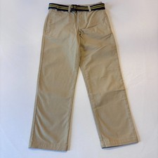 Polo Ralph Lauren Pants Boys 5 Khaki Chino Belt Adjustable Waist