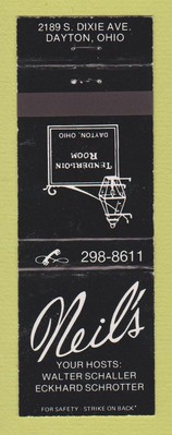 Matchbook Cover - Neil's Dayton OH WORN