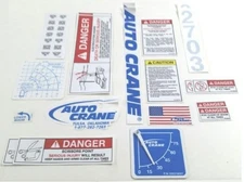 Auto Crane 270395000, Decal Kit for 2703 Series Crane (ALL MODELS)