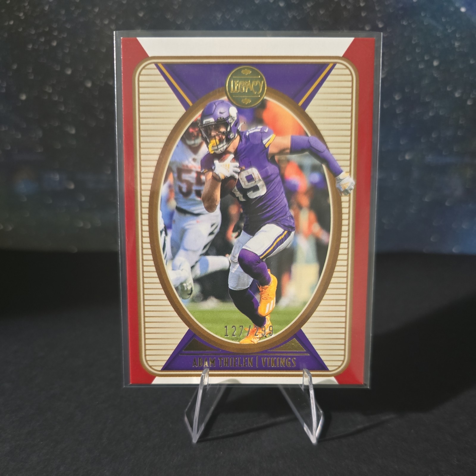 Adam Thielen 2022 Panini Legacy # 65 Red /299 Minnesota Vikings