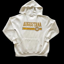 70's Collegiate Pacific Augustana College Illinois Vikings Hoodie L USA Made