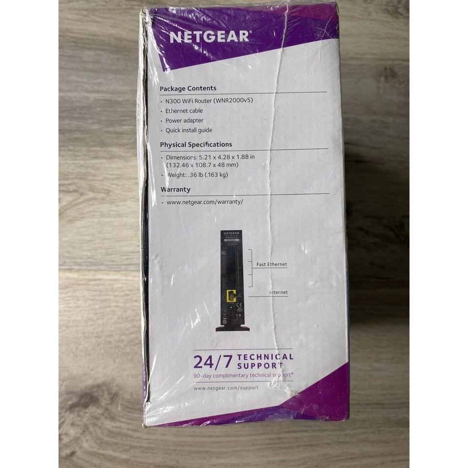 NETGEAR N300 300Mbps 4 Ports Wireless Router (WNR2000-100NAS) - Image 3 of 4