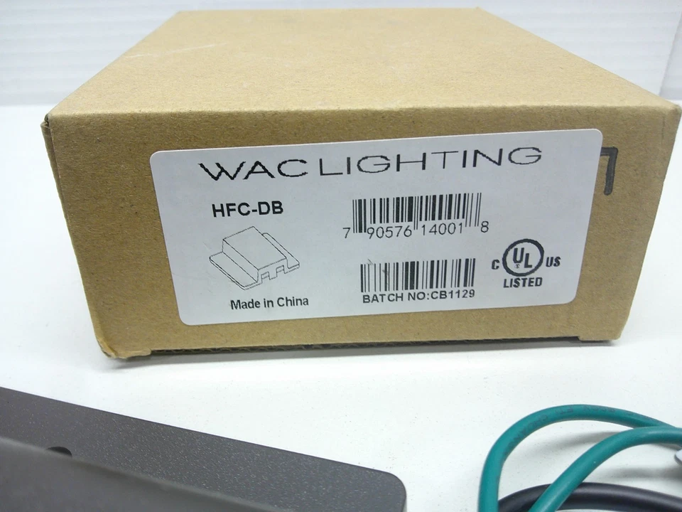 Разъем для плавающего навеса WAC Lighting HFC-DB H Track темно-бронзовый - Изображение 2 из 3