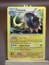 SWIRL HP Heliolisk XY47 2016 XY Black Star Promo Pokemon Card Cosmos Holo