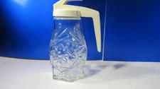Vintage STAR DESIGN Syrup Pitcher MID CENTURY ERA SYRUP SERVER