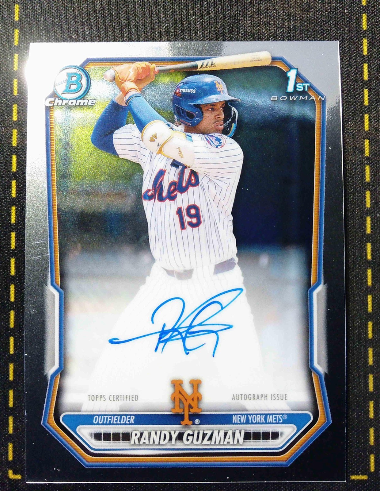 2026 BOWMAN CHROME BASEBALL #CPA-RG RANDY GUZMAN 1ST PROSPECT AUTO (EK