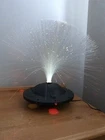 1970s UFO FIBRE OPTIC LAMP VINTAGE ORIGINAL BOX FLYING SAUCER COLOUR CHANGING