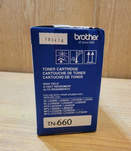 OEM BROTHER TN-660 BLACK Print Toner Cartridge - BRAND NEW/SEALED - Picture 5 of 11