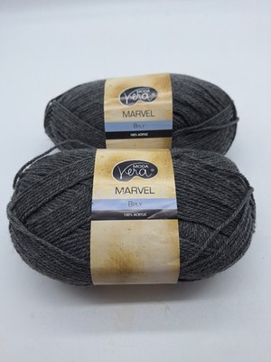 2 balls Moda Vera Marvel Yarn 100g 8 ply 1061 782810  100% Acrylic