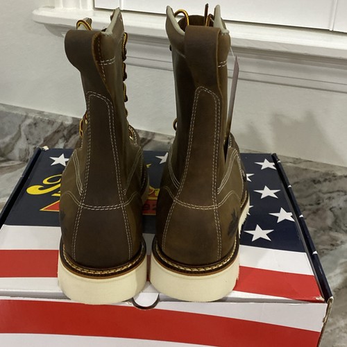 Thorogood 8" American Heritage MOC Steel Toe Boot [804-4378] MADE IN USA - Afbeelding 8 van 10
