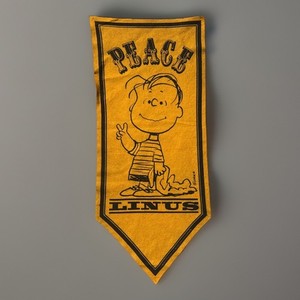 ヴィンテージ スヌーピー バナー　ライナス Peanuts Felt Banner for sale | eBay