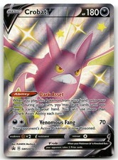 Crobat V Holo Promo SWSH098 SWSH: carte promozionali spada e scudo quasi nuove