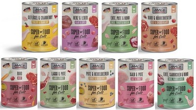 Mac´s Cat 6  x 800g Mixpaket Katzenfutter nass - verschiedene Sorten