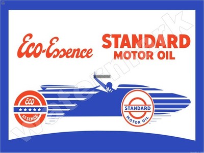 eco-essence standard motor oil Sign 9'' x 12'' or 12'' x 16''