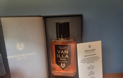 NWB Ellis Brooklyn Vanilla Man Eau de Parfum - 1.7 Fl.Oz./50 ml