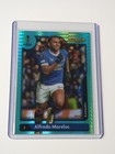 Topps Merlin Chrome UCC 2021 Alfredo Morelos Rangers Aqua Prism Refractor