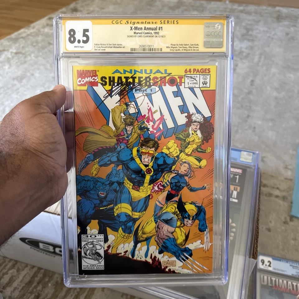 X-MEN ANUAL #1 CGC 8,5 firmado Chris Claremont Shatter Shog Foto 4 de 4