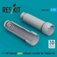 Reskit RSU72-0337 - 1:72 F-14D Tomcat Open Exhaust Nozzles For Tamiya Kit (3D Pr