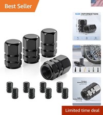 Durable 12-piece Aluminum Tire Valve Stem Caps - Perfect For Suvs Motorcycles Durable 12-piece Aluminum Tire Valve Stem Caps - Perfect For Suvs Motorcycles
