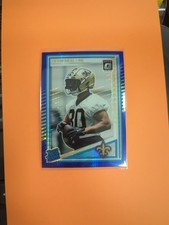 Devin Neal 2025 Panini Donruss Optic - Rated Rookie Blue Hyper Prizm (RC)