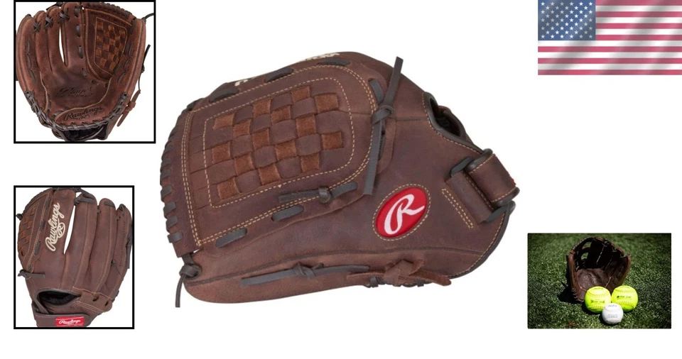 Перчатка для бейсбола/софтбола 12,5 дюйма для взрослых | лицевая кожа - Изображение 2 из 4