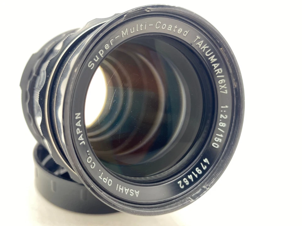 [NEAR MINT w/Metal Hood] Pentax SMC Takumar 6x7 150mm f2.8 Lens For 6x7 67 67II - Image 2 of 4