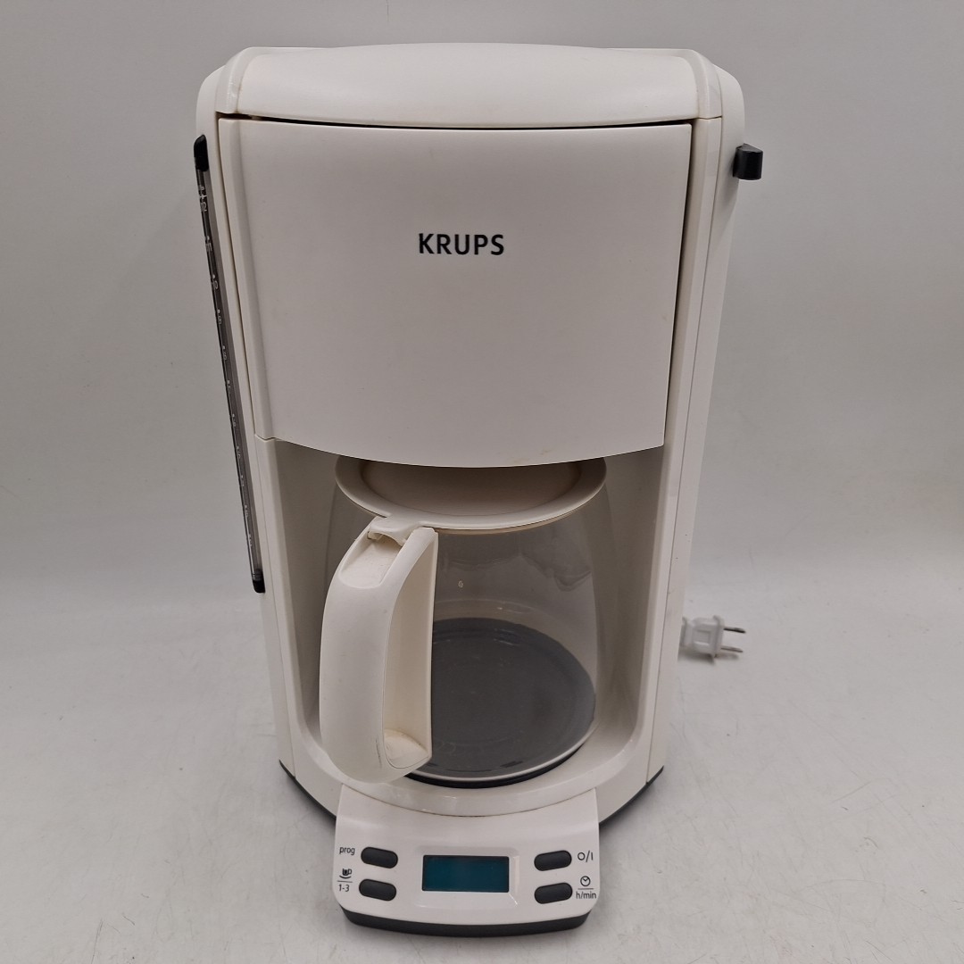 Krups fme2 White 12 cup Programmable Coffee Maker