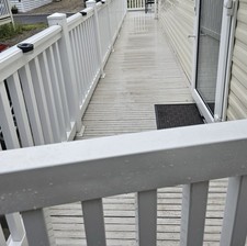 White UPVC Decking