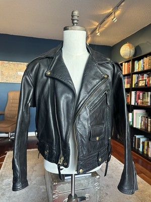 Langlitz Columbia Genuine Leather Jacket with epaulets, no padding