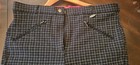 Horze Full Suede Seat Riding Pants Dark Blue Plaid Size Large New Without Tags — photo 6