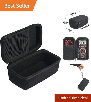 Portable Zippered Case for KAIWEETS Digital Multimeter TRMS 6000 Counts - Orange