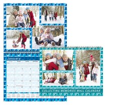 2026 Scrapbook Wall Calendar Spiral-bound - 12 Months Desk  03