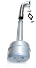 Erect Exhaust Pipe Muffler for: Predator 301cc  420cc. Hondas GX 240, 270, 390.
