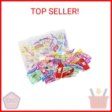 40pcs Sewing Clips for Fabric and Quilting,WENICE Embroidery Clips of Sewing Pro