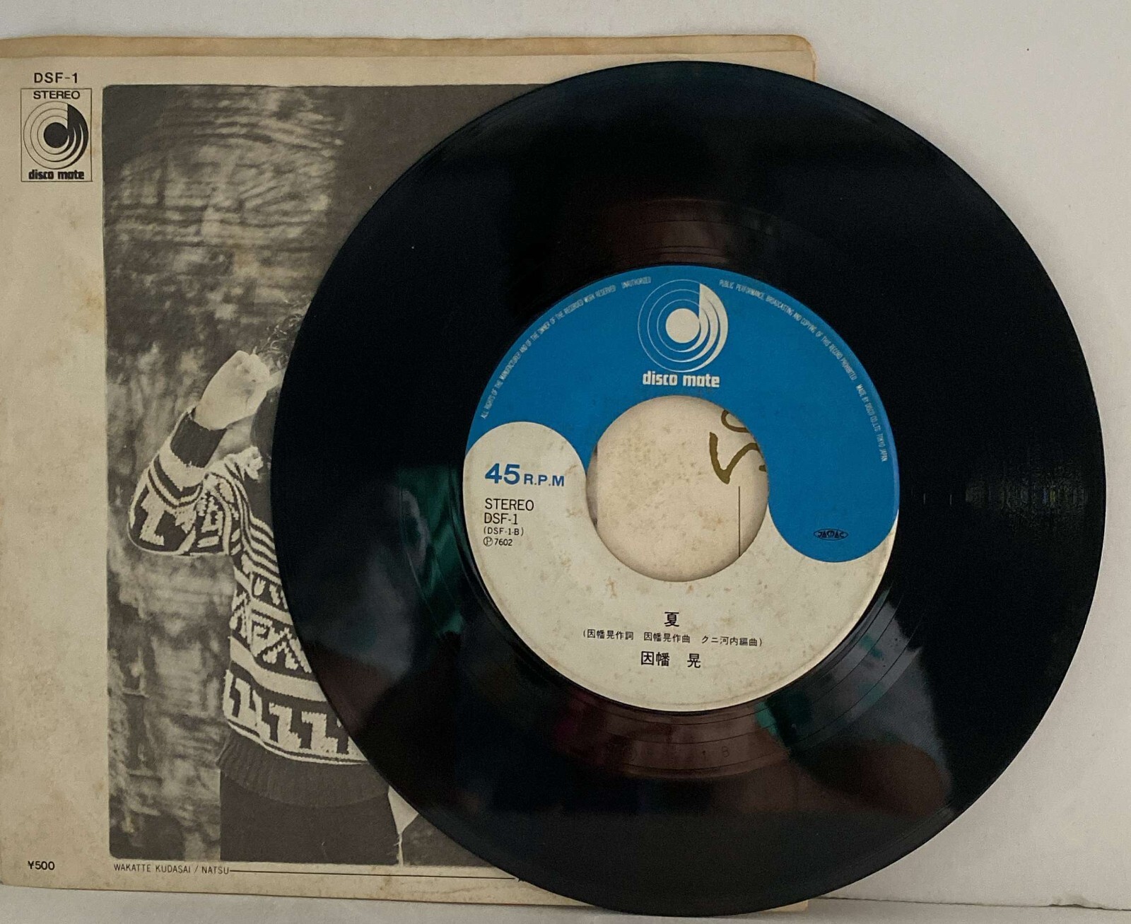 因幡晃 Akira Inaba - わかって下さい - JAPAN VINYL 7" SINGLE - DSF-1