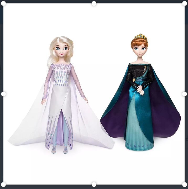 Disney Store Queen Anna and Snow Queen Elsa Classic Doll Set - Main Image