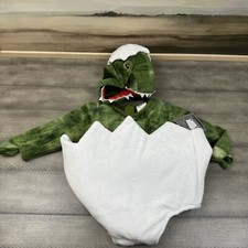 Pottery Barn Kids Baby T-Rex Egg Halloween Costume 12-24M Green NWOT OB