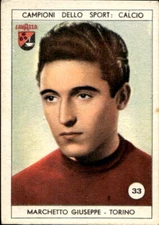 Lavazza 1950 Sports Champions Figure No. 33 Torino Marchetti
