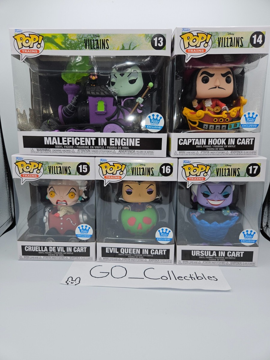 FUNKO POP Trains Disney Villains 5点セット Funko Pop Trains Disney Villains Complete Train Set of 5 - #13