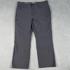 Orvis Pants Mens 36x26* Gray Tech Stretch Water Repellant Hiking Fishing Outdoor