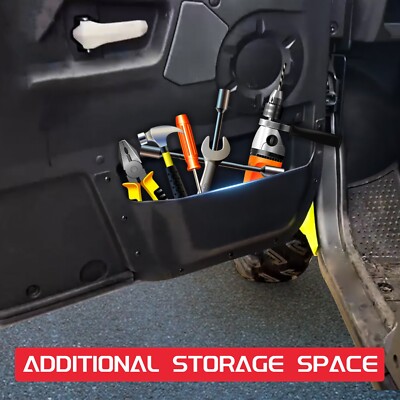 CPOWACE Door Pocket Organizers For Yamaha Wolverine RMAX2/RMAX4 1000 – 2PC Front Seat Storage
