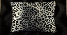 Snow Leopard Pillow Shams Standard Queen King Faux Fur Pillow cases set of 2
