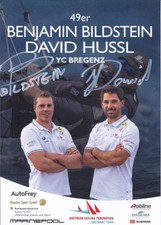 Benjamin BILDSTEIN/David HUSSL - Österreich, Bronze WM 2017 Segeln, Original!