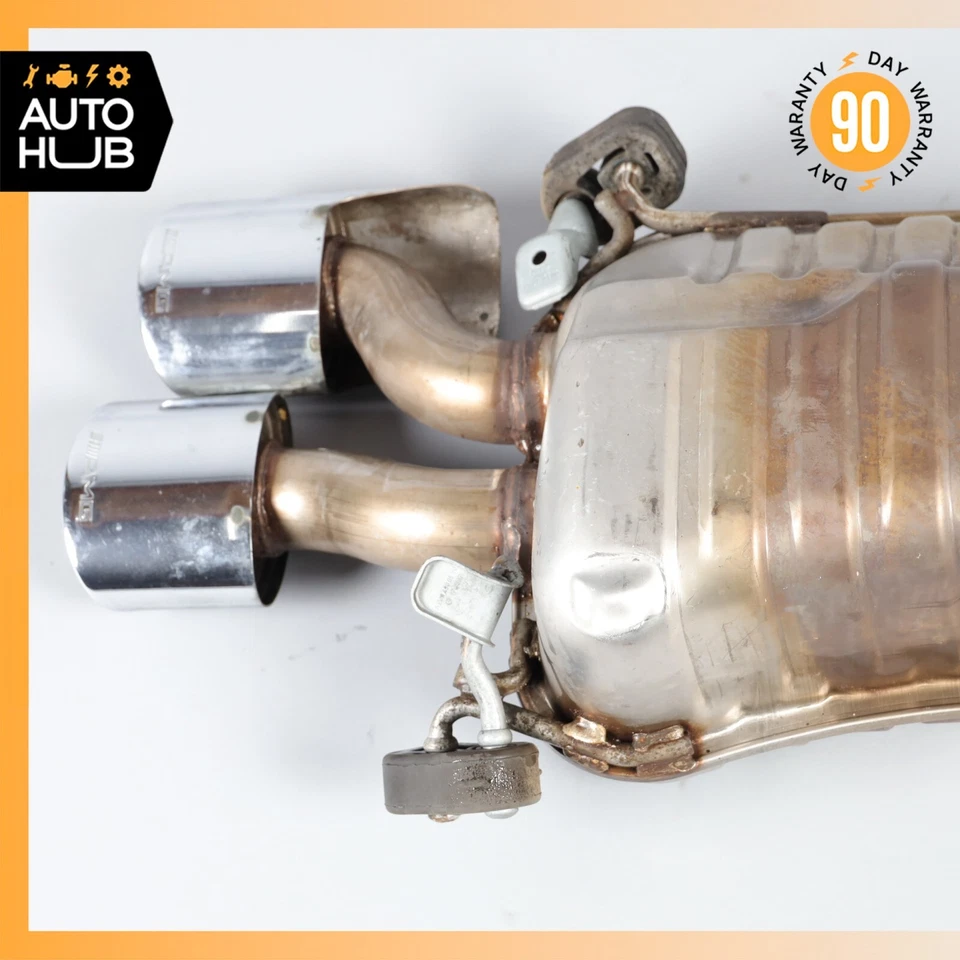 06-09 Mercedes W209 CLK500 CLK550 Silenciador deportivo escape puntas dobles 2094910001 OEM Foto 2 de 4