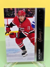 21-22 Jack Drury Caroline Hurricanes UD Extended Young Guns #731