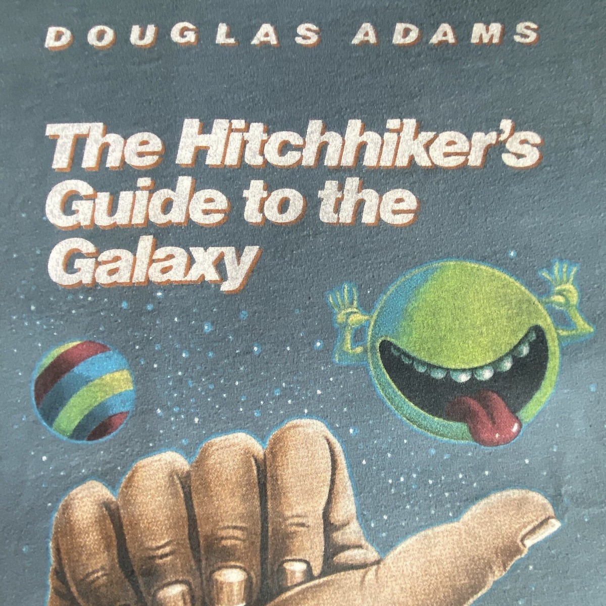 HITCHHIKER'S GUIDE TO THE GALAXY Licensed Book Cover T-Shirt